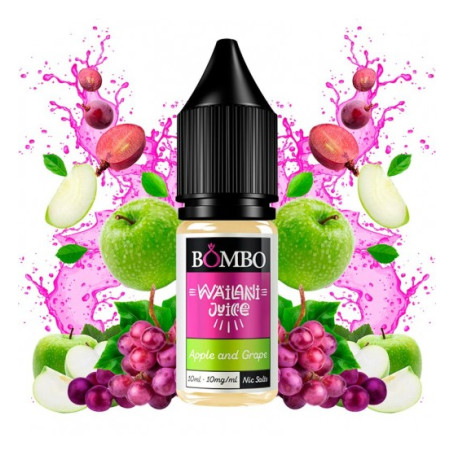 Bombo Wailani Manzana y UVA NIC SALTS 10ML