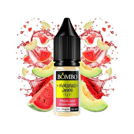 Bombo Wailani Juice Sandía & Melon NIC SALTS 10ML